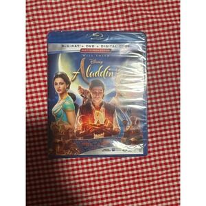 Disney Aladdin 2019 Blu Ray DVD Digital Code Multi Screen Edition Will Smith